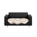 SOGA Two-Seater Beige Horse Print 90x90cm Throw Blanket Sofa Cover