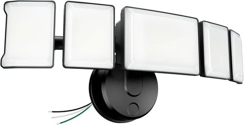 130W LED Flood Light with 5 Adjustable Heads, 13000LM Brightness, IP65 Waterproof for Outdoor Security Lighting