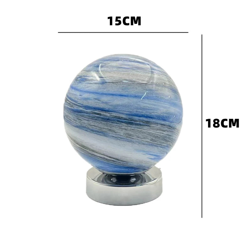 Planet Table Lamp Nordic Designer The Wandering Earth Planet Table Lamp Modern Creative Bedroom Bedside Living Room Bar Counter