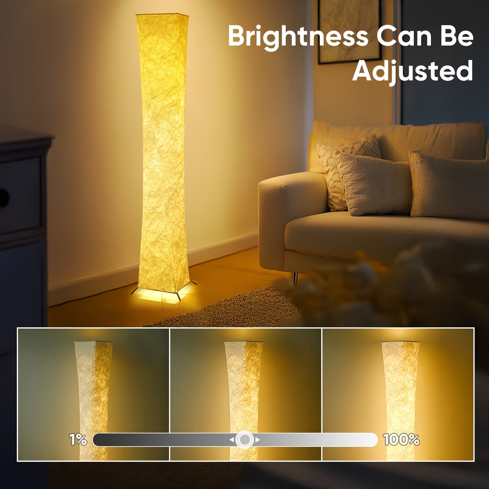 Remote Controlled LED Floor Lamp USB Powered