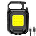 Super Bright MINI COB Keychain Flashlight Charging Lamp Camping Lights with Magnet 3 Lighting Modes for Camping Home