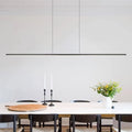Kitchen Island Pendant Lighting 47.24 Inch Linear Light ixture Chlier 16W 3000K Warm Light Dimmable LED Hanging Light ixture or