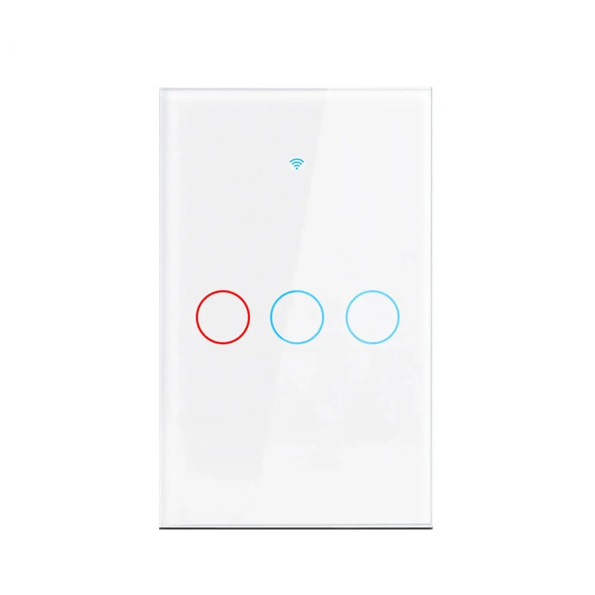 US Smart Light Switch Tuya WiFi Neutral wire/No Neutral wire Required 120 Type Wall Touch Switch Work with Alexa, Google Home