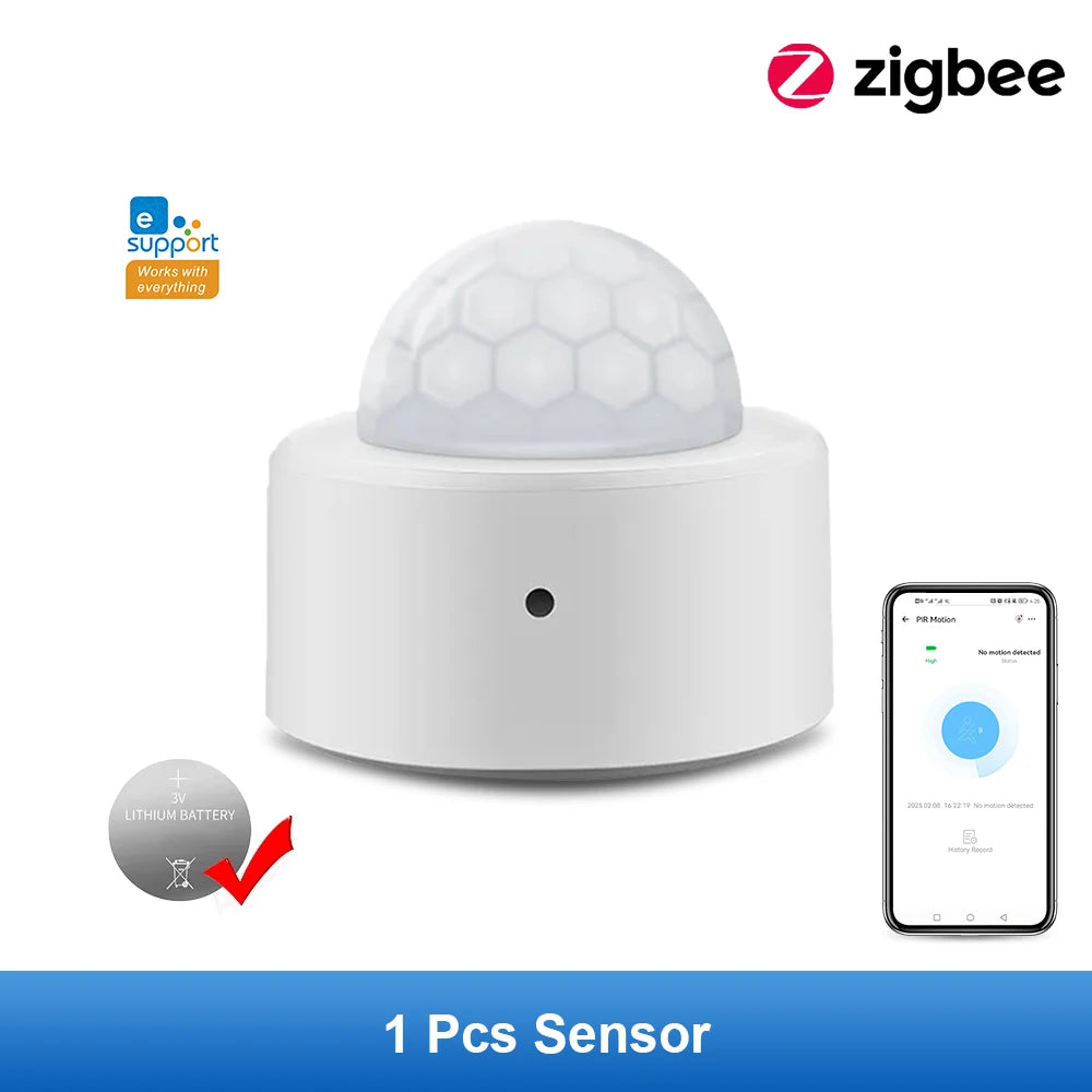 EWelink Zigbee With/No A Stand Pir Motion Sensor Movement Human Body Infrared Detector Security Alarm Sensor Works With APP