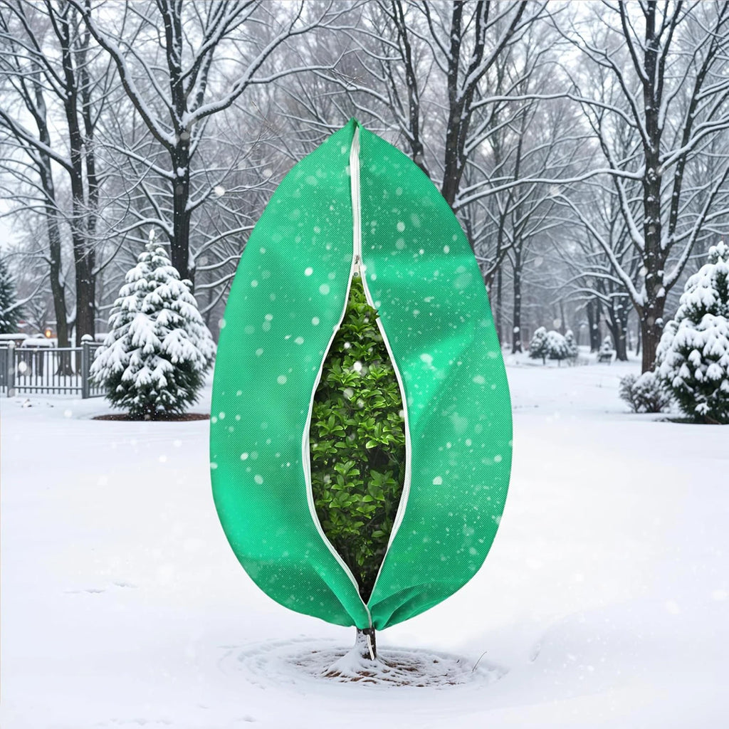 Plant Cover Anti Frost Blanket Trees Winter Freeze Protection Reusable Drawstring Closure Bag for Dwarf Trees Plants Shrubs
