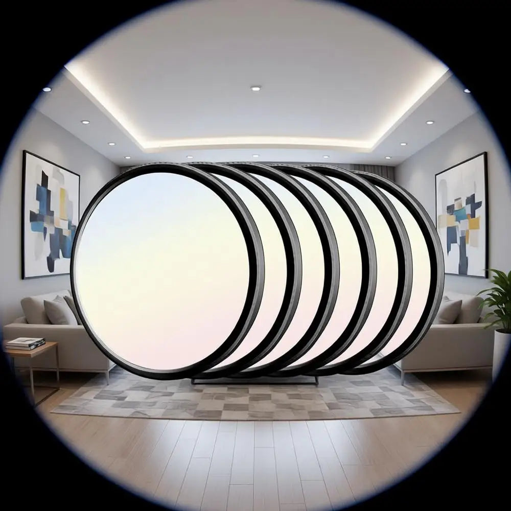 12 Inch Dimmable LED Ceiling Light Fixture 28W 3200LM 5 Color Temperature in One Super Slim Round Ceiling Lamp Low Profile Ceili