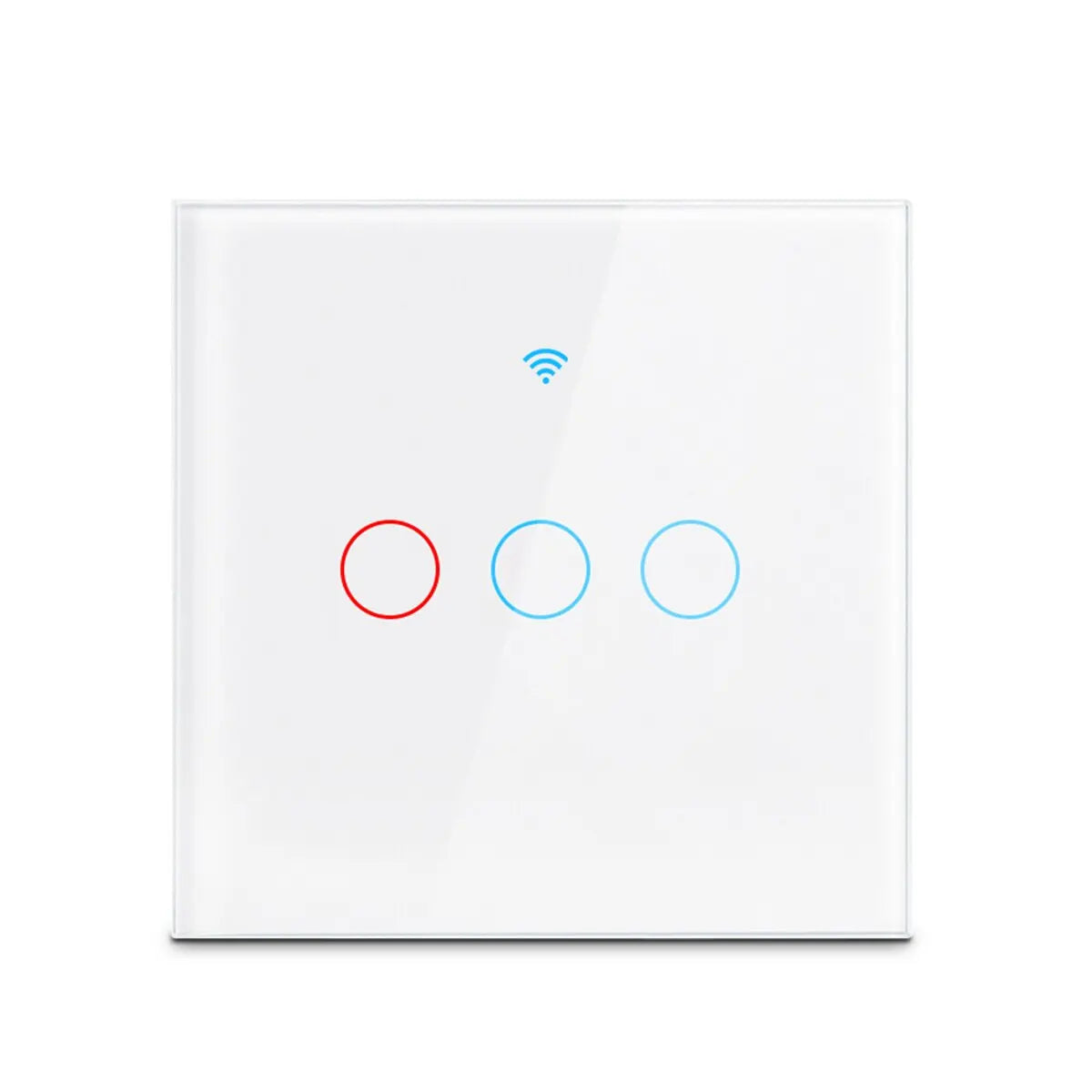 US Smart Light Switch Tuya WiFi Neutral wire/No Neutral wire Required 120 Type Wall Touch Switch Work with Alexa, Google Home