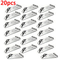 10/20/40/50pcs Thickened Stainless Steel Angle Code 90 Degrees Right Angle Fixed Bracket Furniture Connectors