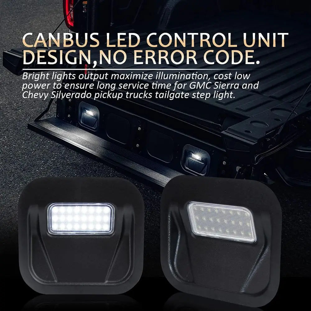 LED Taiate Step Light Truck Bed Multi-Pro Lamp Assembly Compatible with 2020-2025 1500 2500 HD 3500 HD, 2020-2025 1500 2500 HD 3