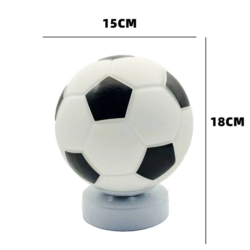 Football Basketball Glass Table Lamp Modern Minimalist Kids Room Reading Bedside Fan Boyfriend Gift Lamp