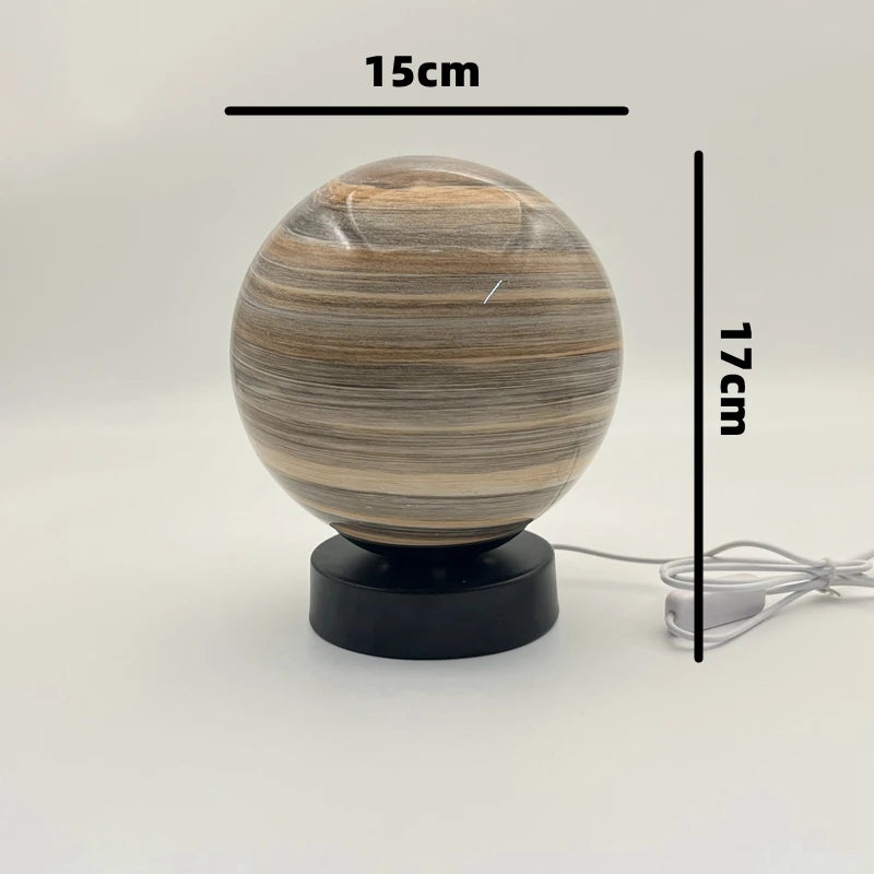 Planet Table Lamp Space Starry Sky Universe Dreamy Planet Table Lamp Bedroom Bedside Sleep Lamp Birthday Christmas Gift For