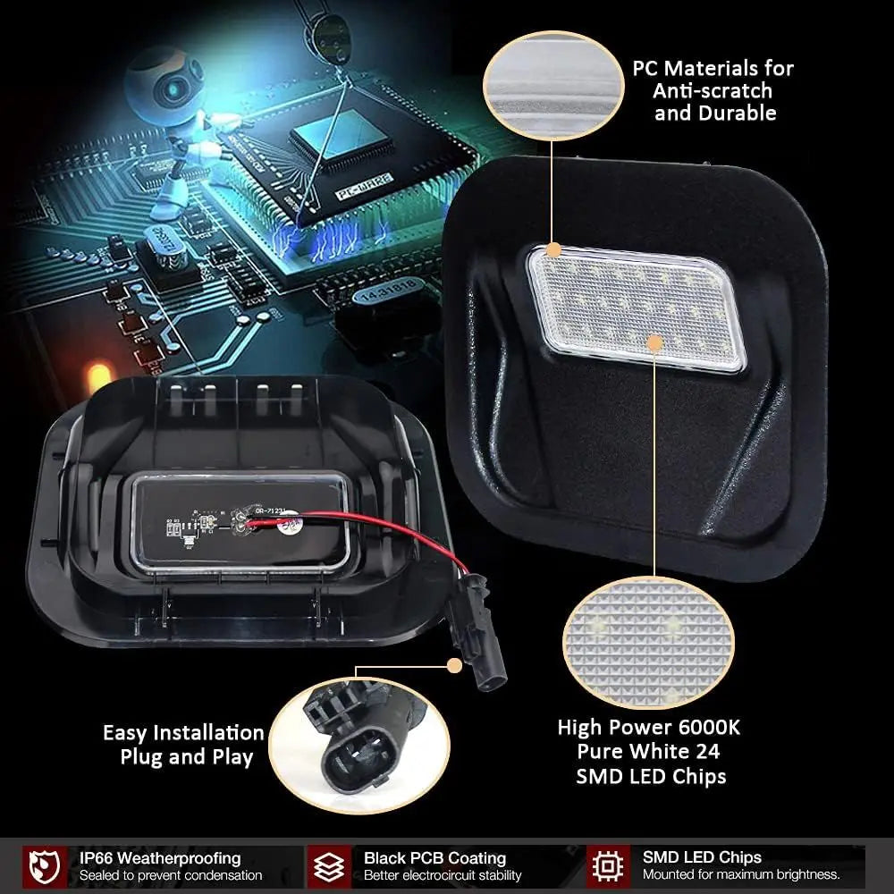 LED Taiate Step Light Truck Bed Multi-Pro Lamp Assembly Compatible with 2020-2025 1500 2500 HD 3500 HD, 2020-2025 1500 2500 HD 3