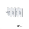4/10pcs Wardrobe Divider Brackets Non-Marking Sticky Kitchen Cabinet Divider Brackets Anti-Side Slip Layer Support Brackets