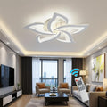 Dimmable LED Ceiling Light, 23.6 Chandelier, Mount, Remote Control, Acrylic Lower Ceiling Lamp Fixture for Living Room, Dining R