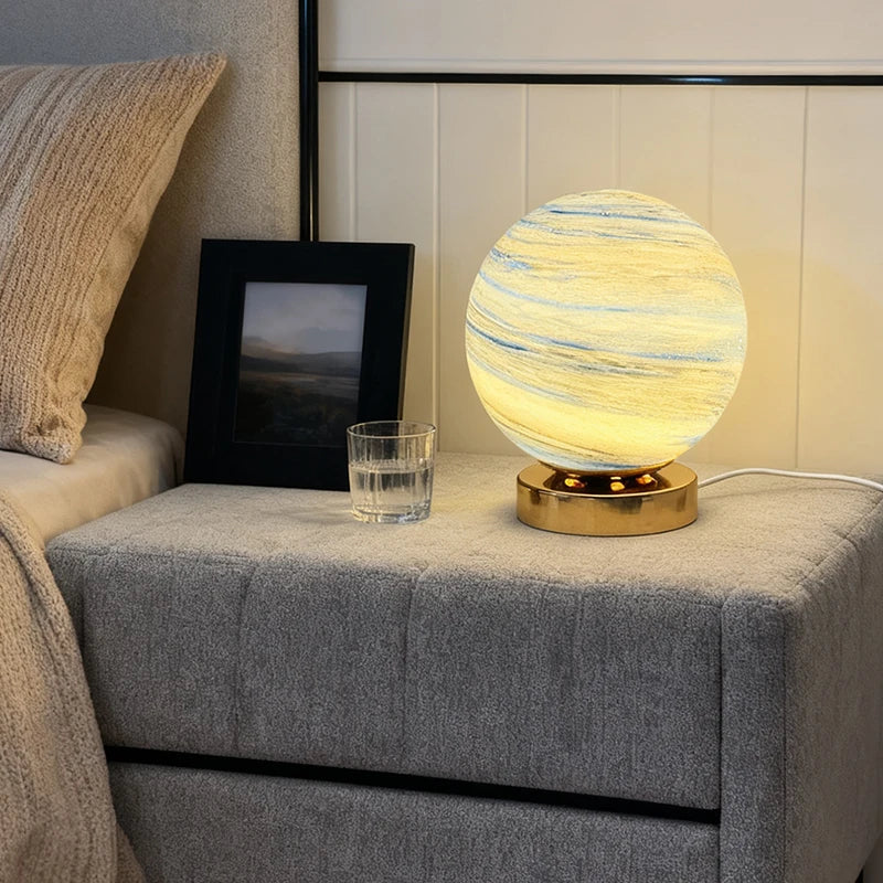 Planet Table Lamp Creative Starry Sky Moon Planet Table Lamp Still Secretly Waiting For The Universe To Say Good Night Bedroom