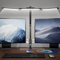 LED Desk Lamp with Power Strip, 6 Outlets & USB Ports, Adjustable Clamp Light with Dimming & Color Control