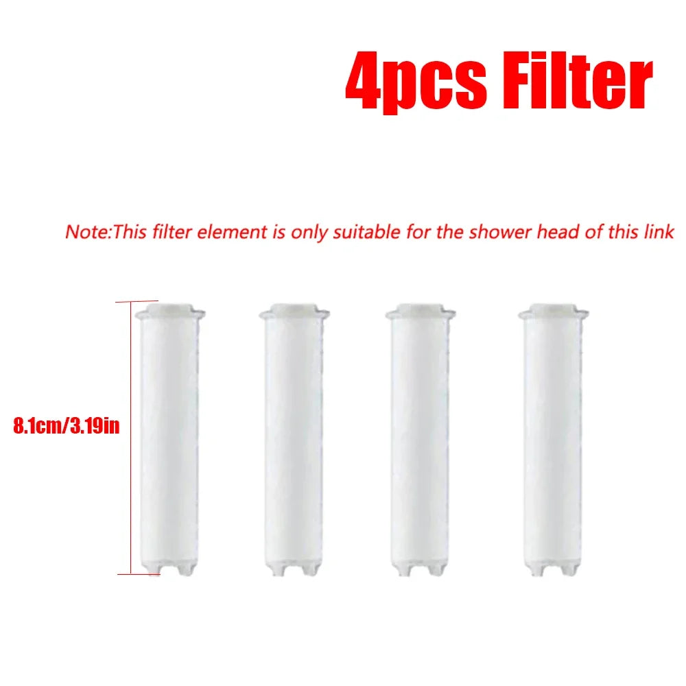 New High Pressure Water Saving Filter Shower Head 5 Modes Handheld Shower Head One Button Stop Bathroom Accessories Set