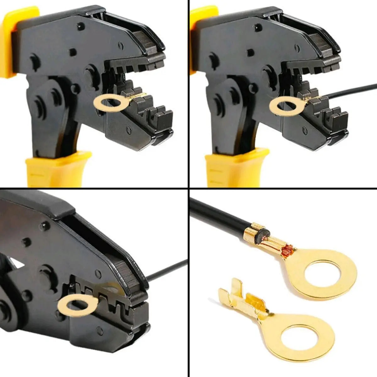 150pcs/set Round Terminal Block DJ431 O-type Lugs Terminals Cold-Pressed Connector Copper Tab Wiring Nose Combination Set New