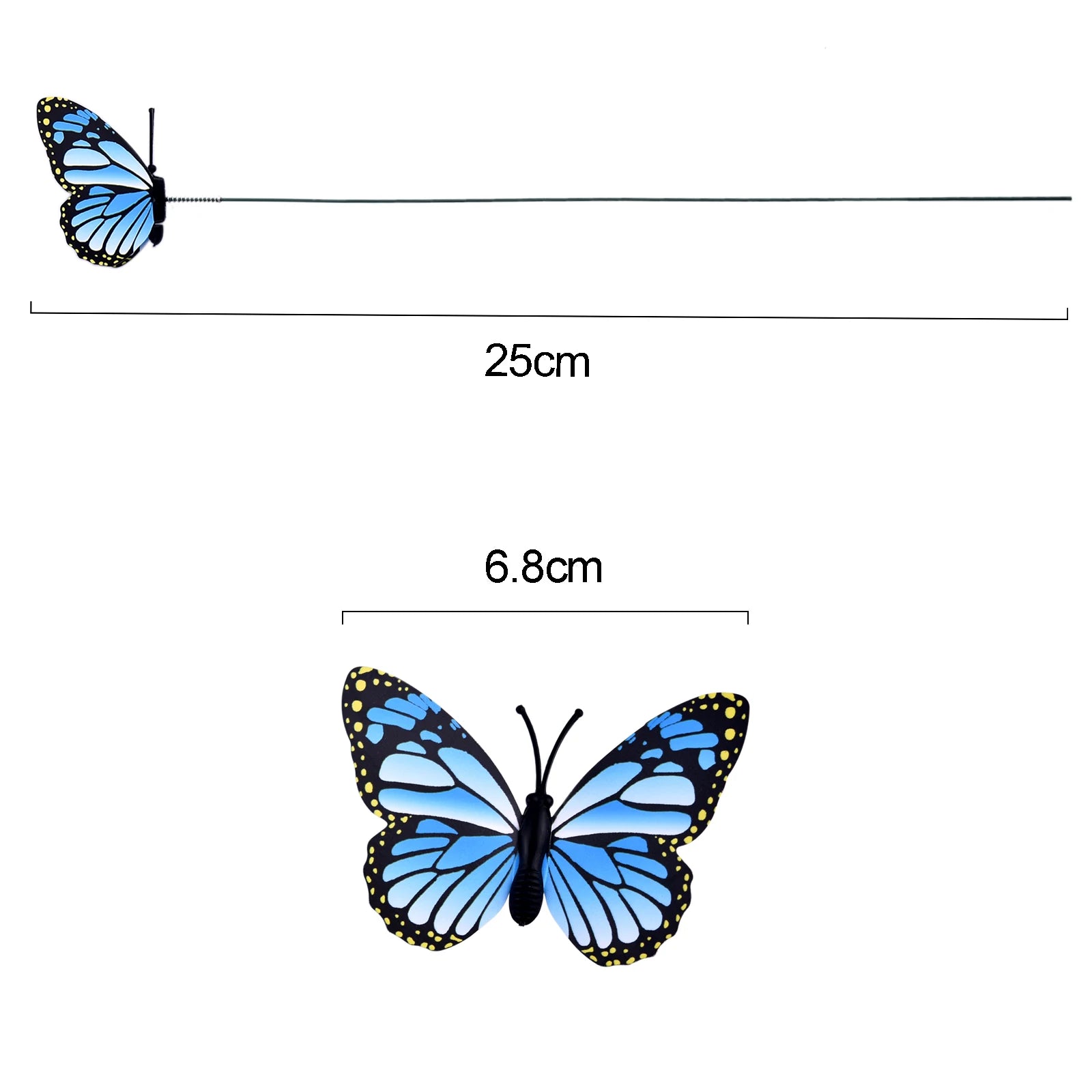 24Pcs/set Butterflies Garden Yard Planter Colorful Whimsical Butterfly Stakes Decoracion Outdoor Decor Flower Pots Decoration