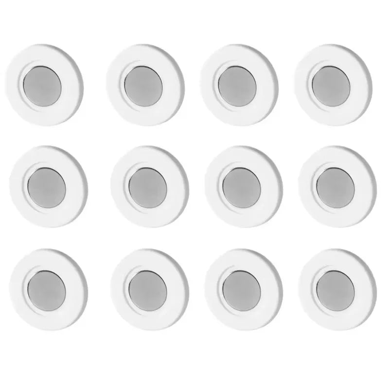 3-24pcs Magnetic Remote Control Holder Air Conditioning Remote Control Wall Storage Magnetic Hook Non Perforated Magnetic Buckle