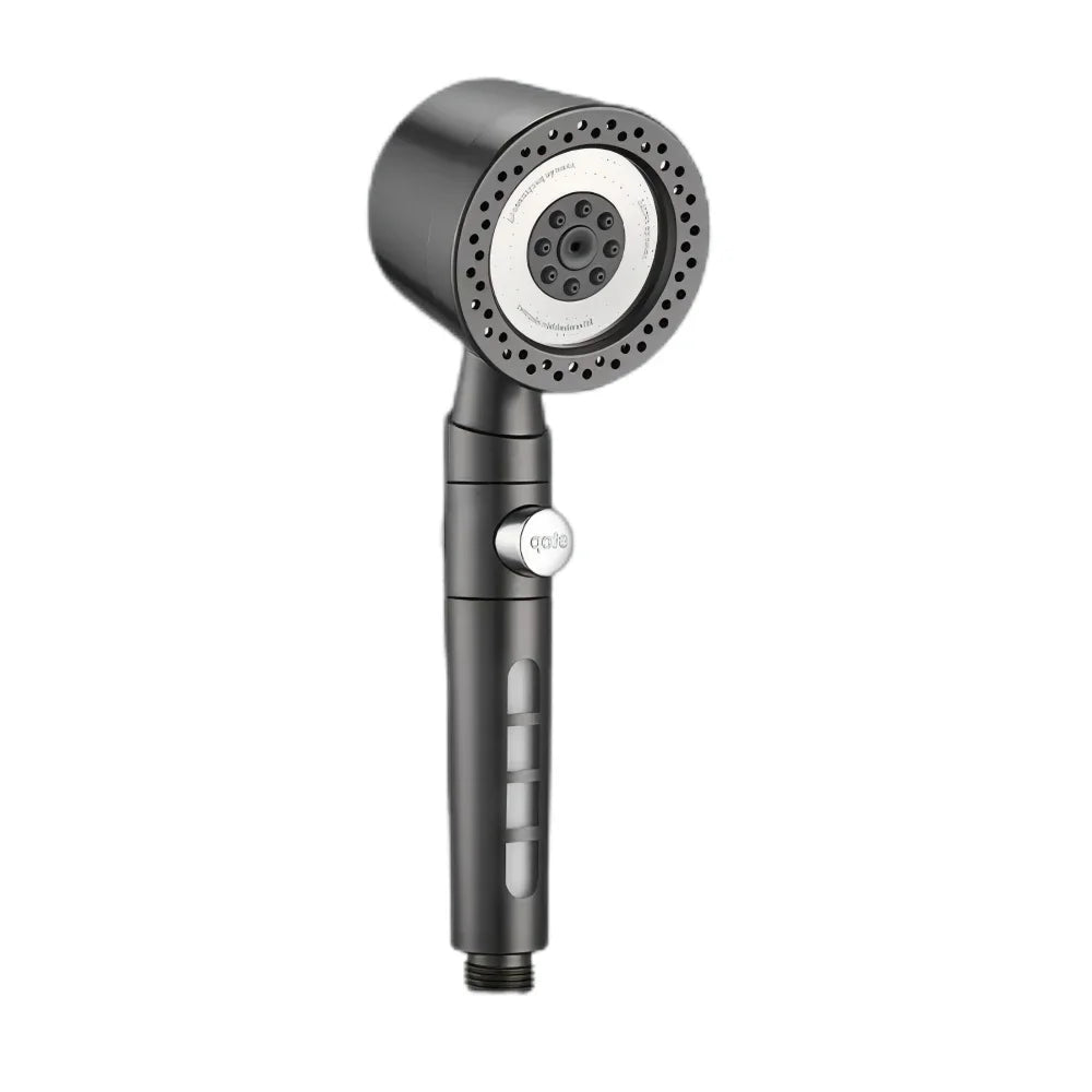 New High Pressure Water Saving Filter Shower Head 5 Modes Handheld Shower Head One Button Stop Bathroom Accessories Set