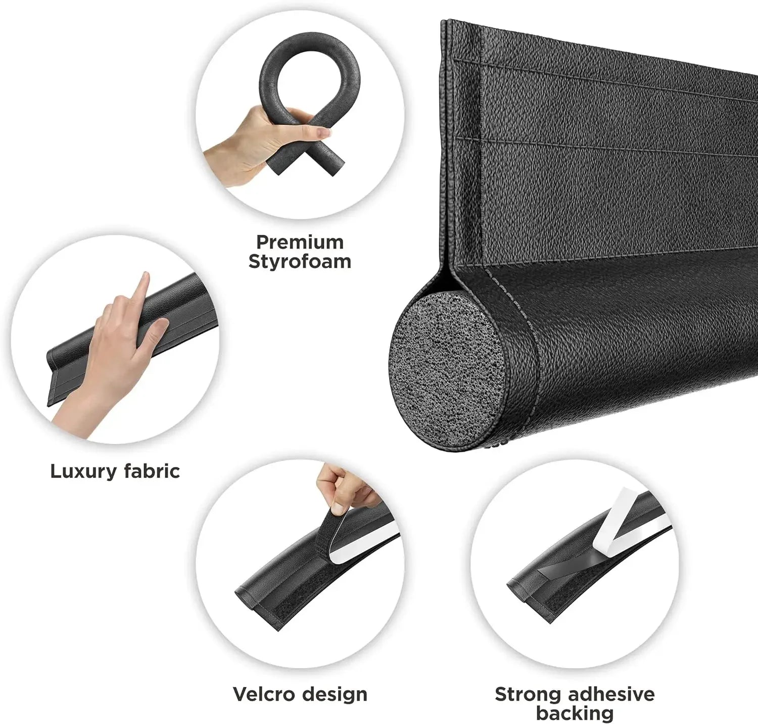 1PC Adjustable Door Bottom Draft Stopper Weather Stripping Door Sweep Under Draft Blocker Insulator Weatherstrip Acoustic Foam