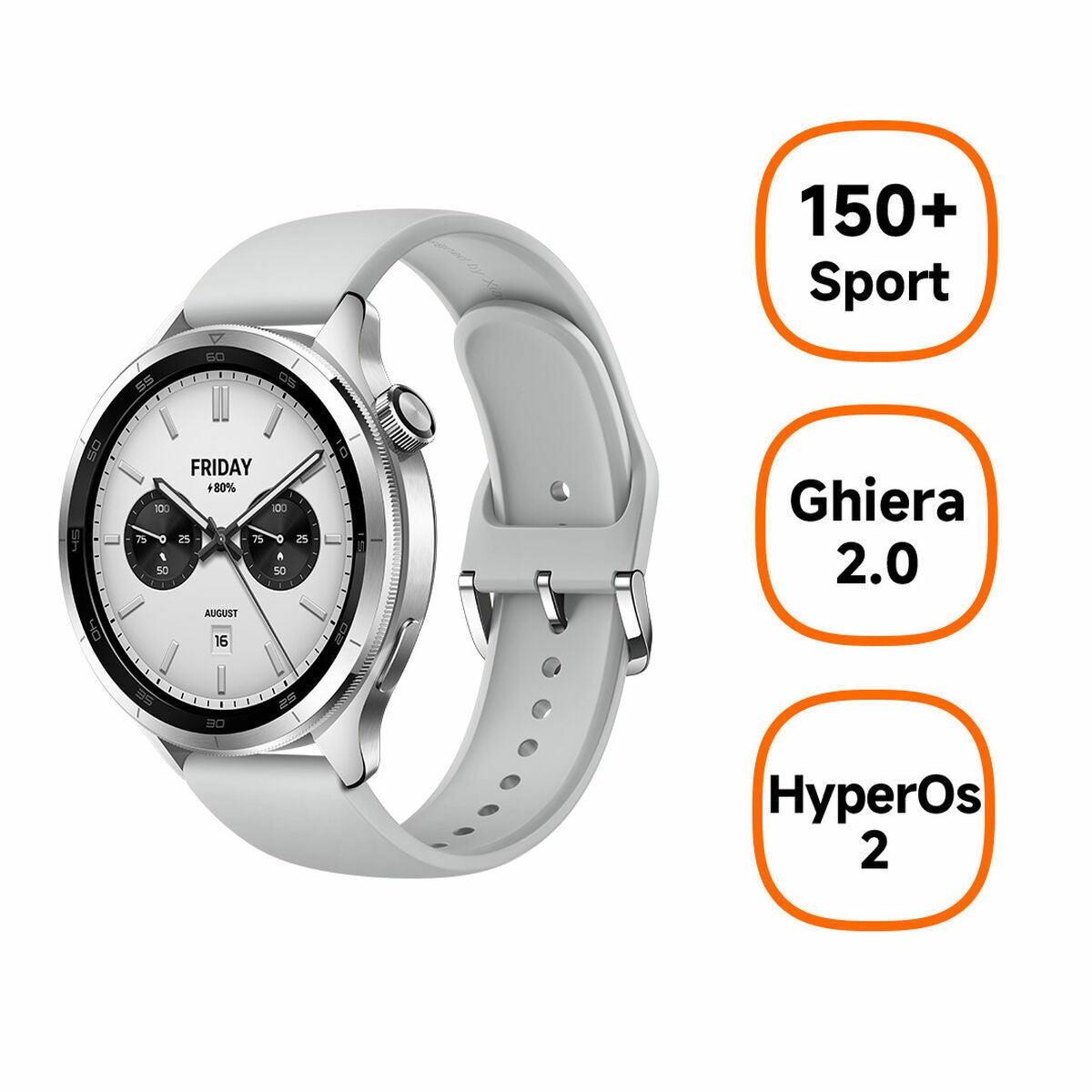 Smartwatch Xiaomi Watch S4 Silver 1,43"