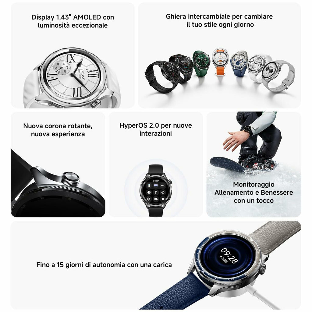 Smartwatch Xiaomi Watch S4 Silver 1,43"
