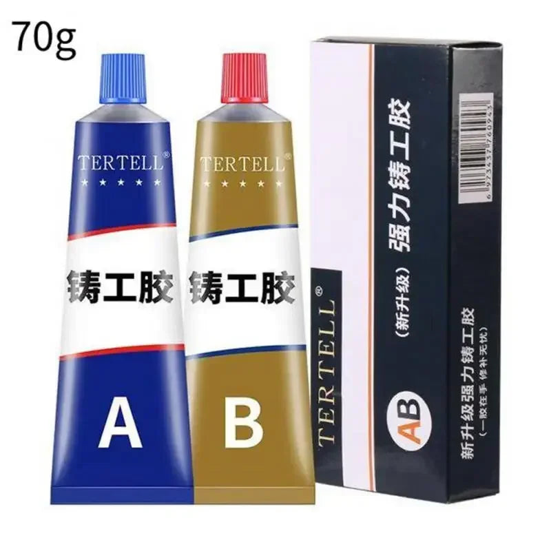 ZEXEF High Temperature Glue for Metal Welding Strength Repair Resistant Magic AB a Plastic Wood B Adhesive Purpose Bi Component