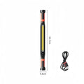 High Lumen Rechargeable LED Work Light Ideal for Car Emergency Repair Powerful Magnetic Flashlight with Hooks and Magnetic Base