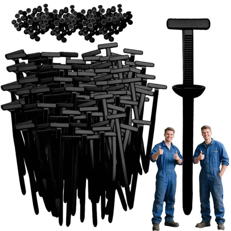 New Heavy Duty Nylon Cable Ties Universal Self Locking Zip Ties for Car Repair Daily Use Office Organization  Cable Marker