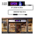 LED Flexible Screen Scrolling Advertising LED Signage USB 5V Bluetooth App Control Programmable Text Pattern Clock LED Car sign