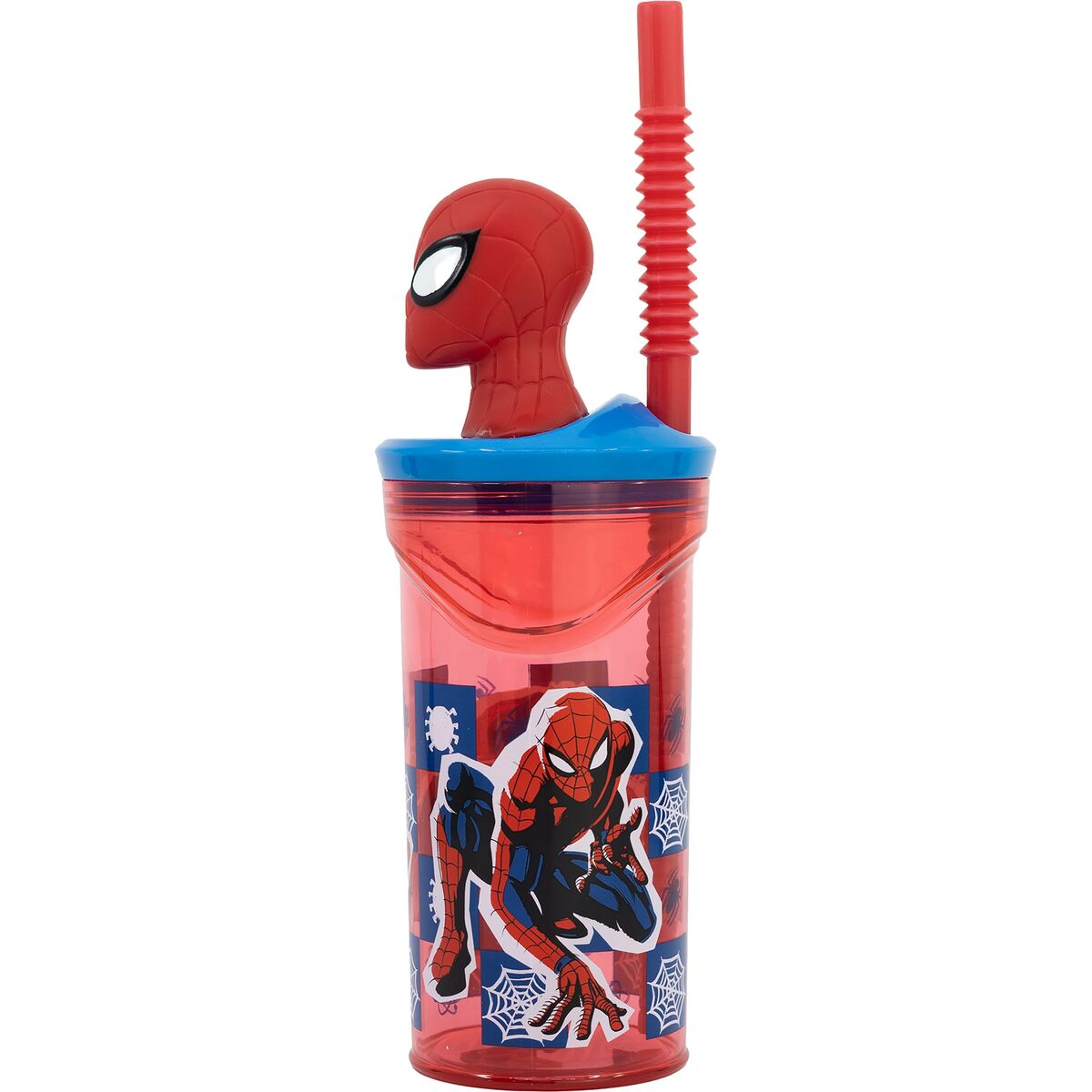Cup with Straw Spider-Man CZ11338 3D