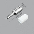 20pcs Self-tapping Screws Cabinet Bracket Laminate Support Glass Studs Pegs Nonslip Partition Nail For Wooden Cabinets Wardrobes