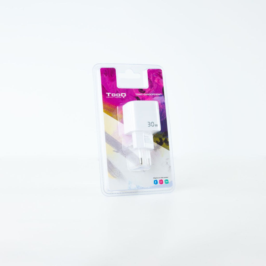 Wall Charger TooQ TQWC-GANQCPD30WT White 30 W