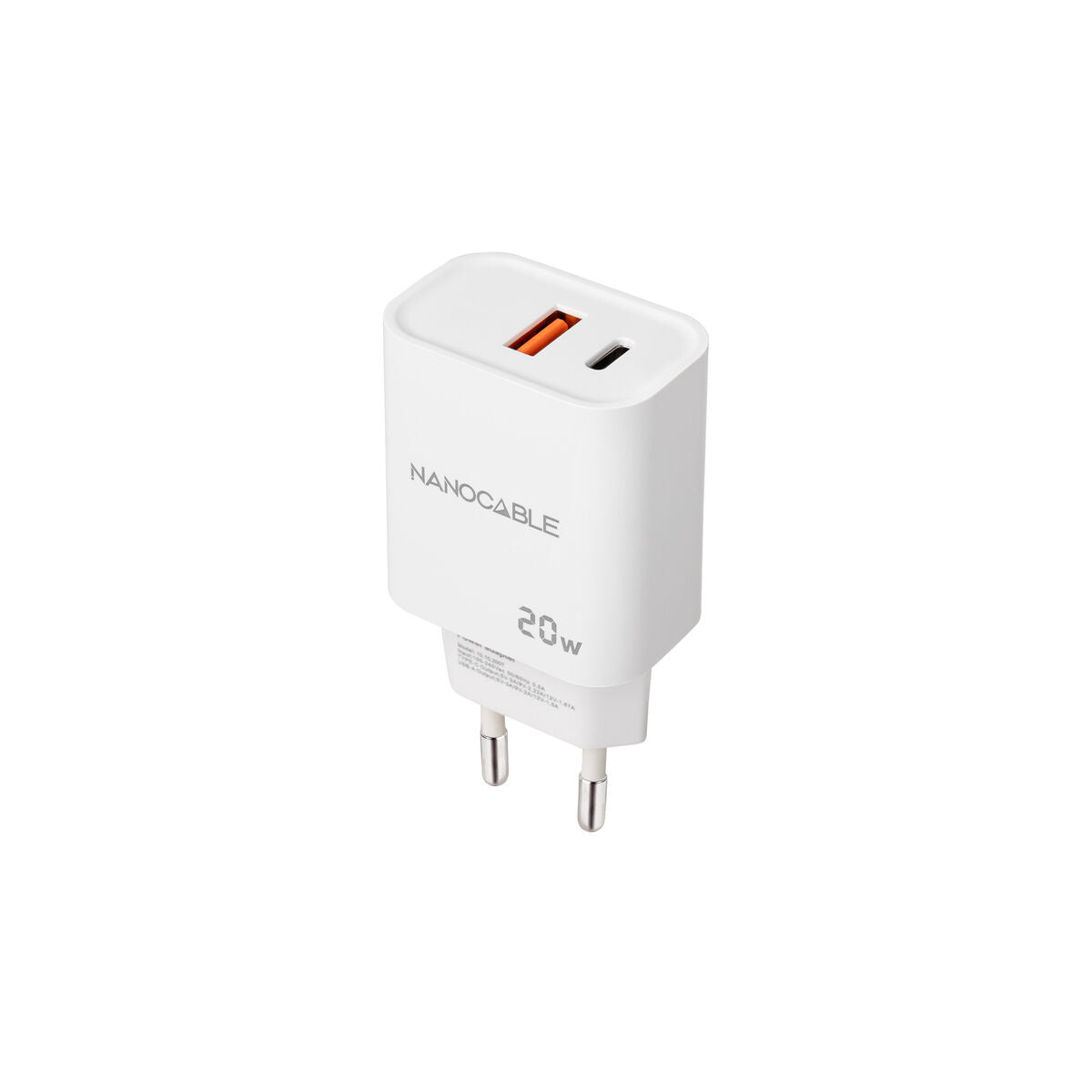 Wall Charger NANOCABLE 10.10.2007 White 20 W