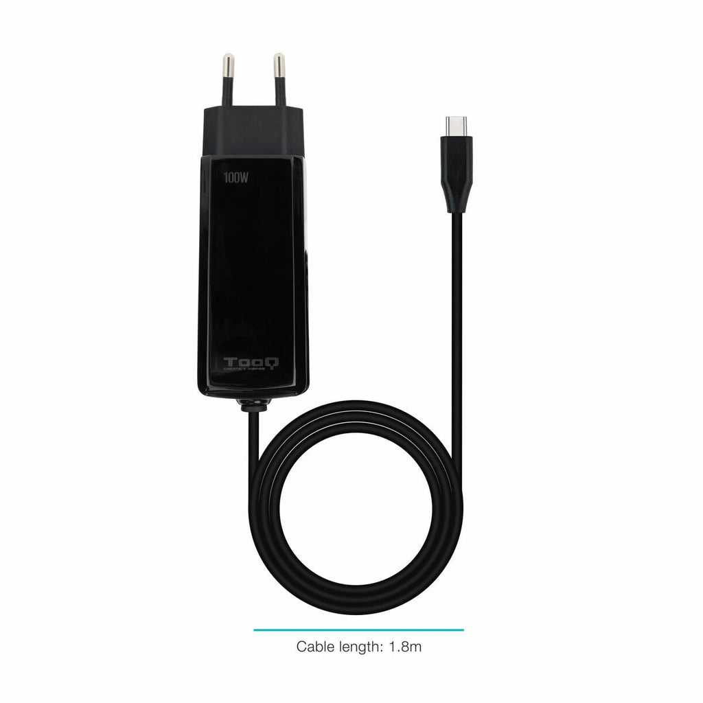 Laptop Charger TooQ TQLC-USBCGAN100PD-C 1,8 m