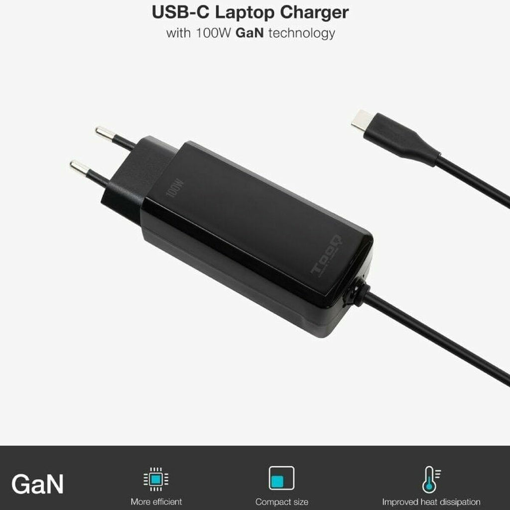 Laptop Charger TooQ TQLC-USBCGAN100PD-C 1,8 m