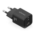 Wall Charger Aisens ASCH-30W2P021-BK Black Multicolour 33 W