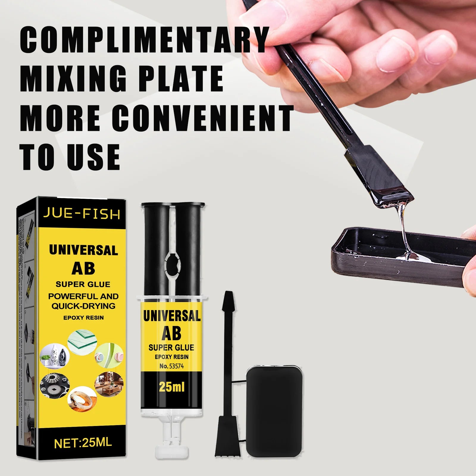 Strength Epoxy Putty AB Glue For Metal Wood Plastic Crack Repair Waterproof Heat Resistant Adhesive Quick Fix Tool