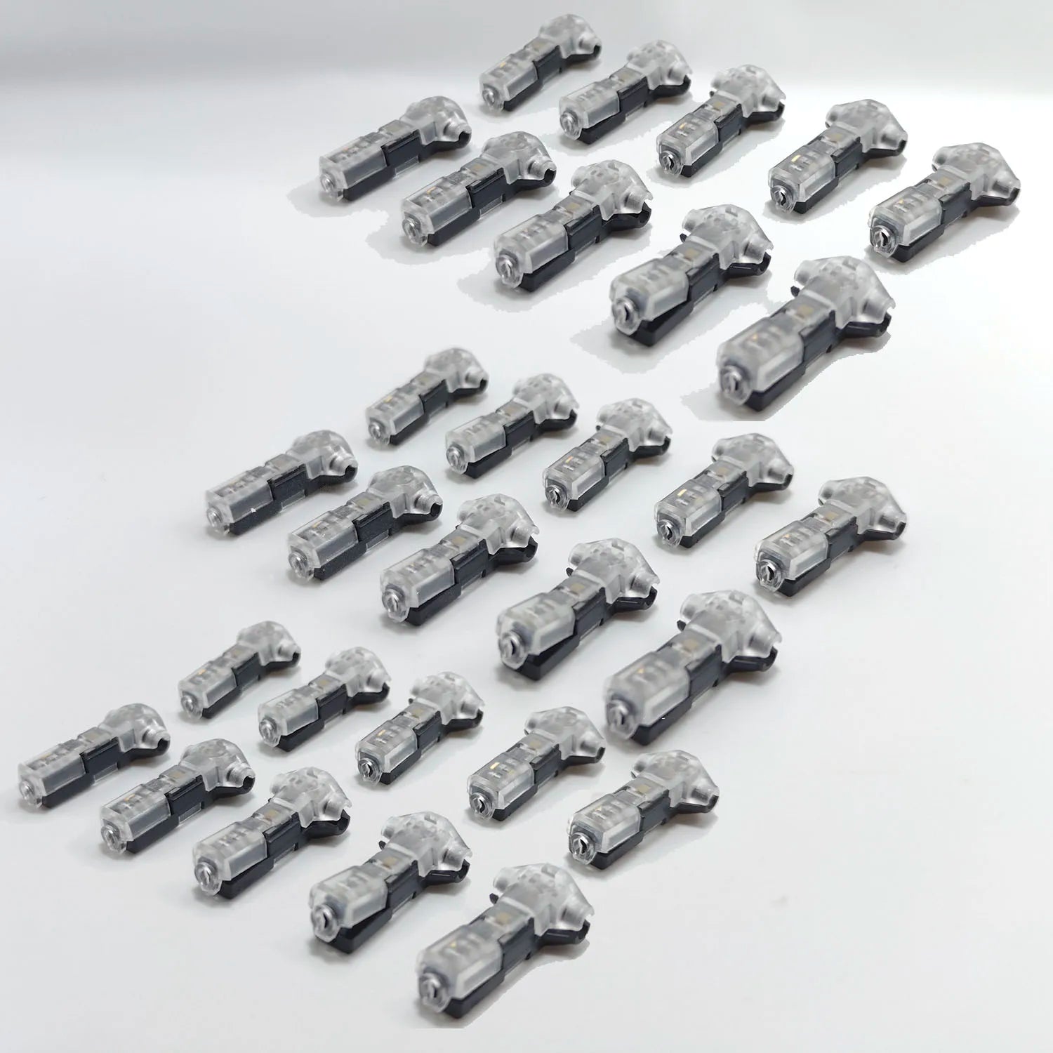 10/20/30Pcs t Type 1 Pin Low Voltage Wire Connector, Quick Solderless Wire Splice Connector, t Tap Wire Connectors, No Stripping