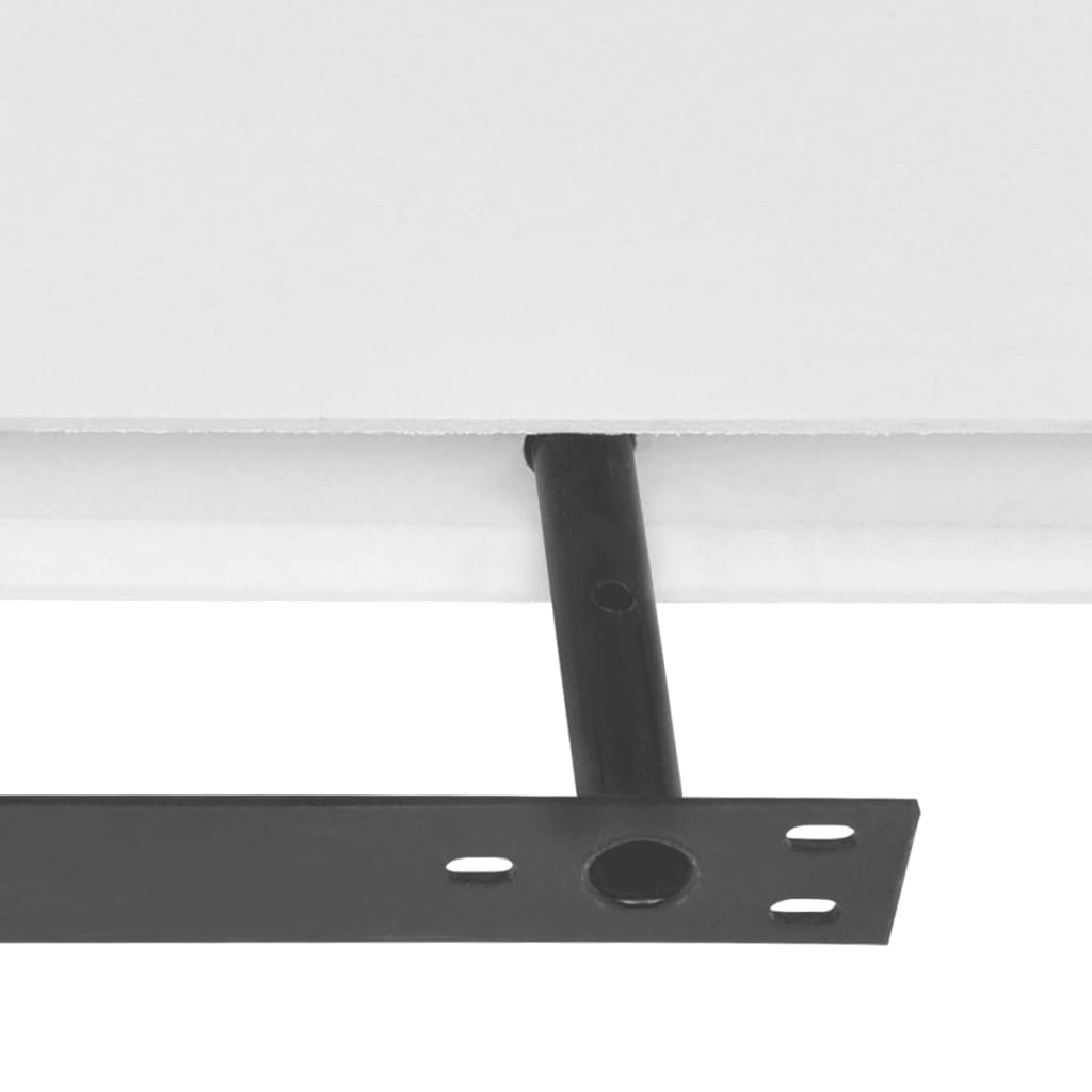 NNEVL Wall Shelves 4 pcs White 100 cm