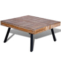 NNEVL Coffee Table Square Reclaimed Teak Wood