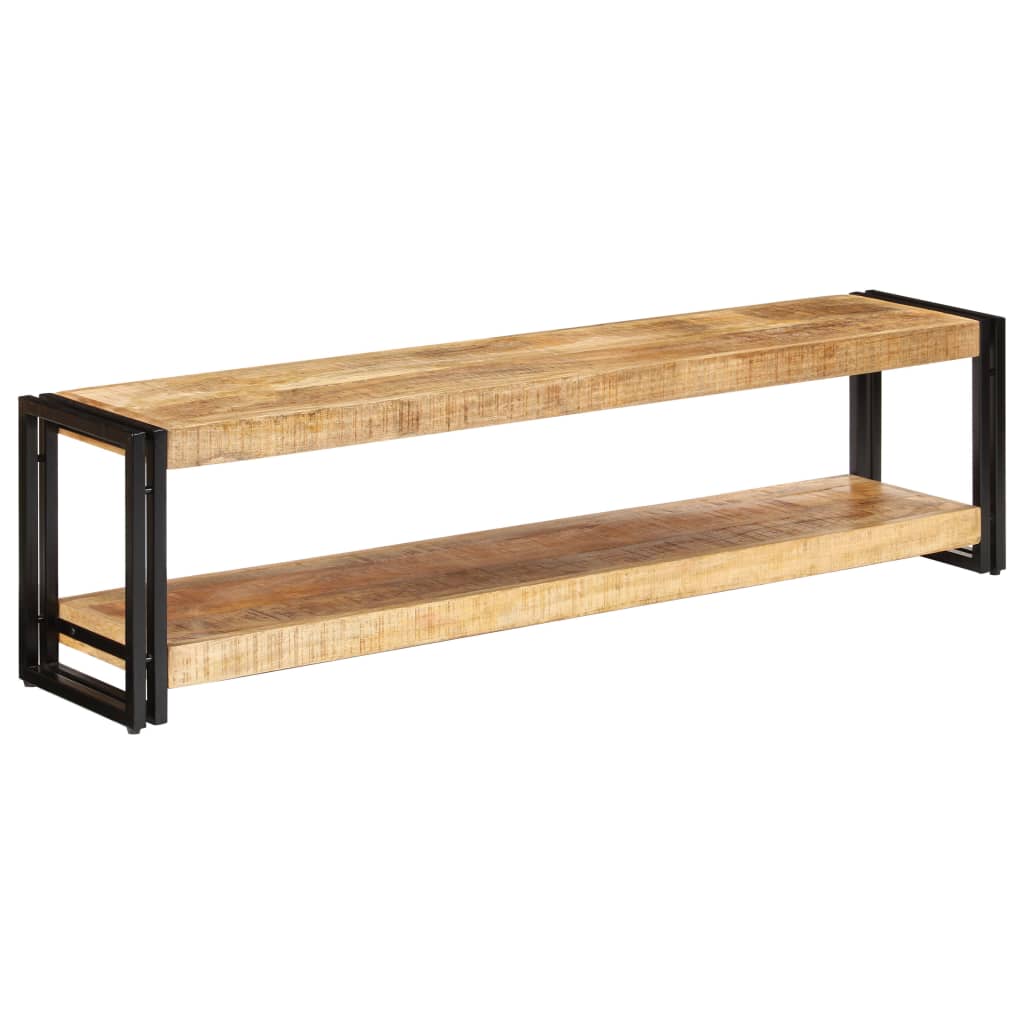 NNEVL TV Cabinet 150x30x40 cm Solid Mango Wood