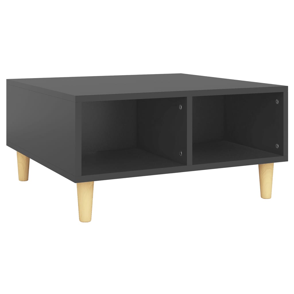 NNEVL Coffee Table Grey 60x60x30 cm Engineered Wood