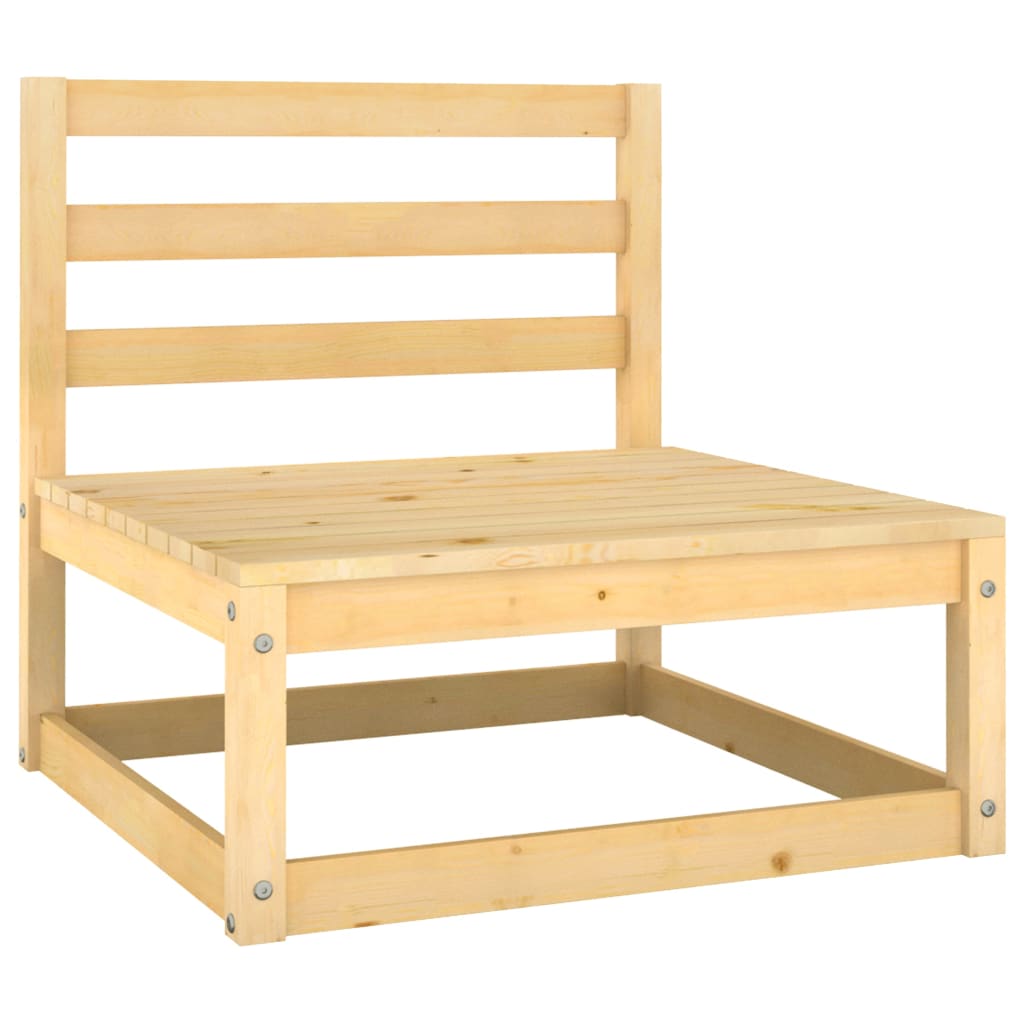 NNEVL 13 Piece Garden Lounge Set Solid Pinewood