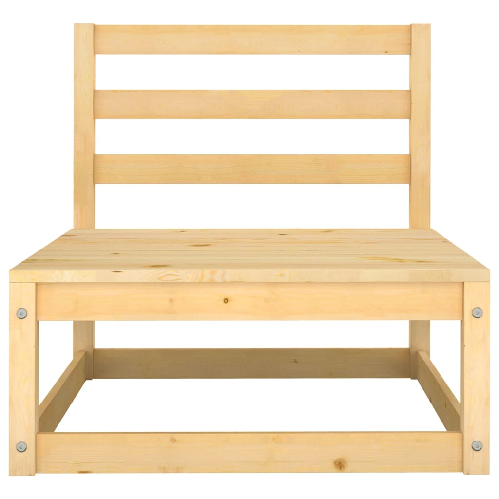 NNEVL 13 Piece Garden Lounge Set Solid Pinewood