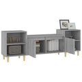 NNEVL TV Cabinet Grey Sonoma 160x35x55 cm Engineered Wood