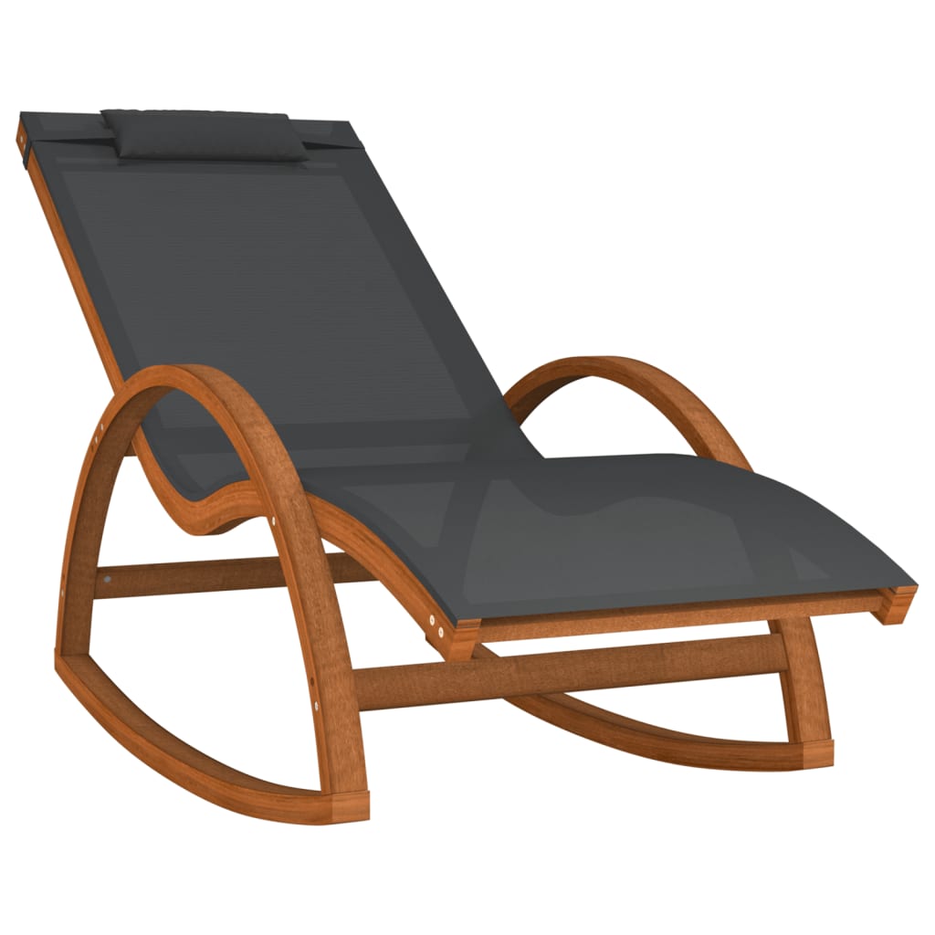 Sedia da giardino in legno – Grigia