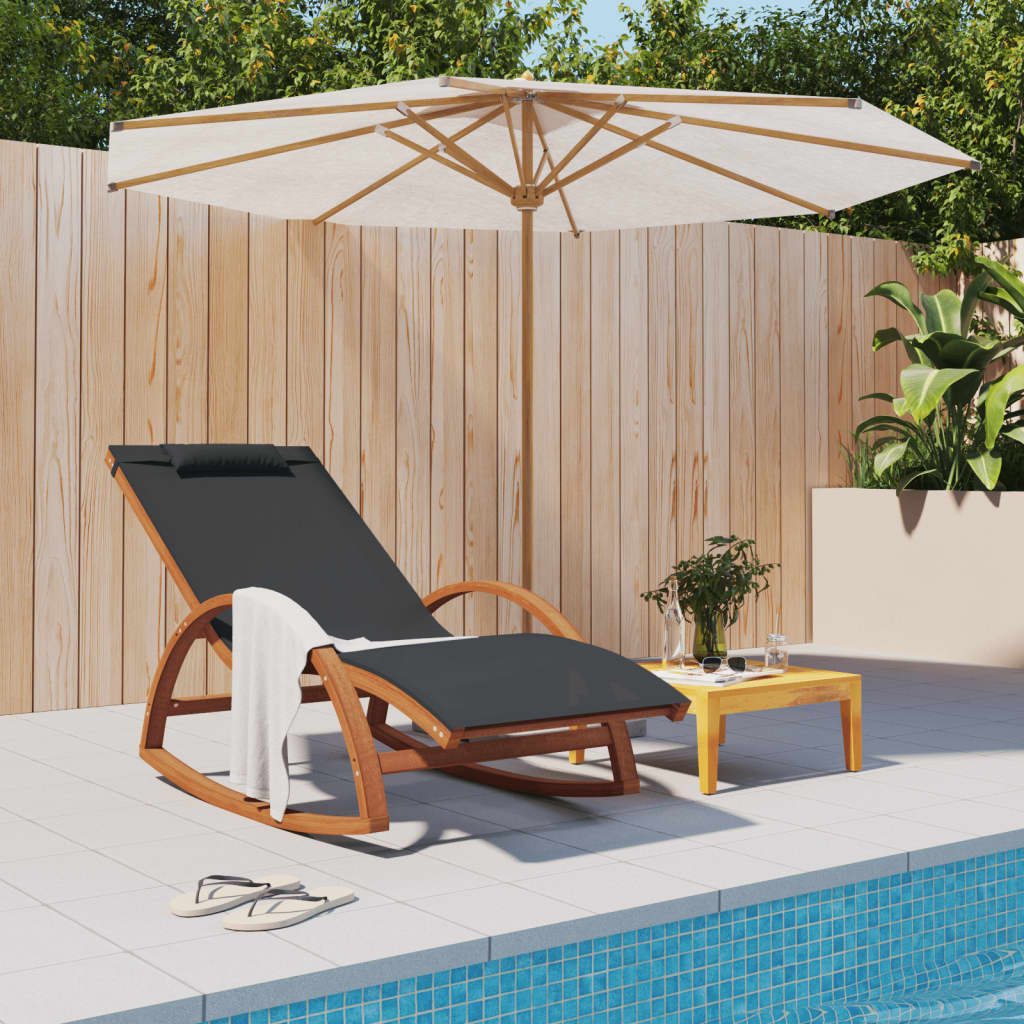 Sedia da giardino in legno – Grigia